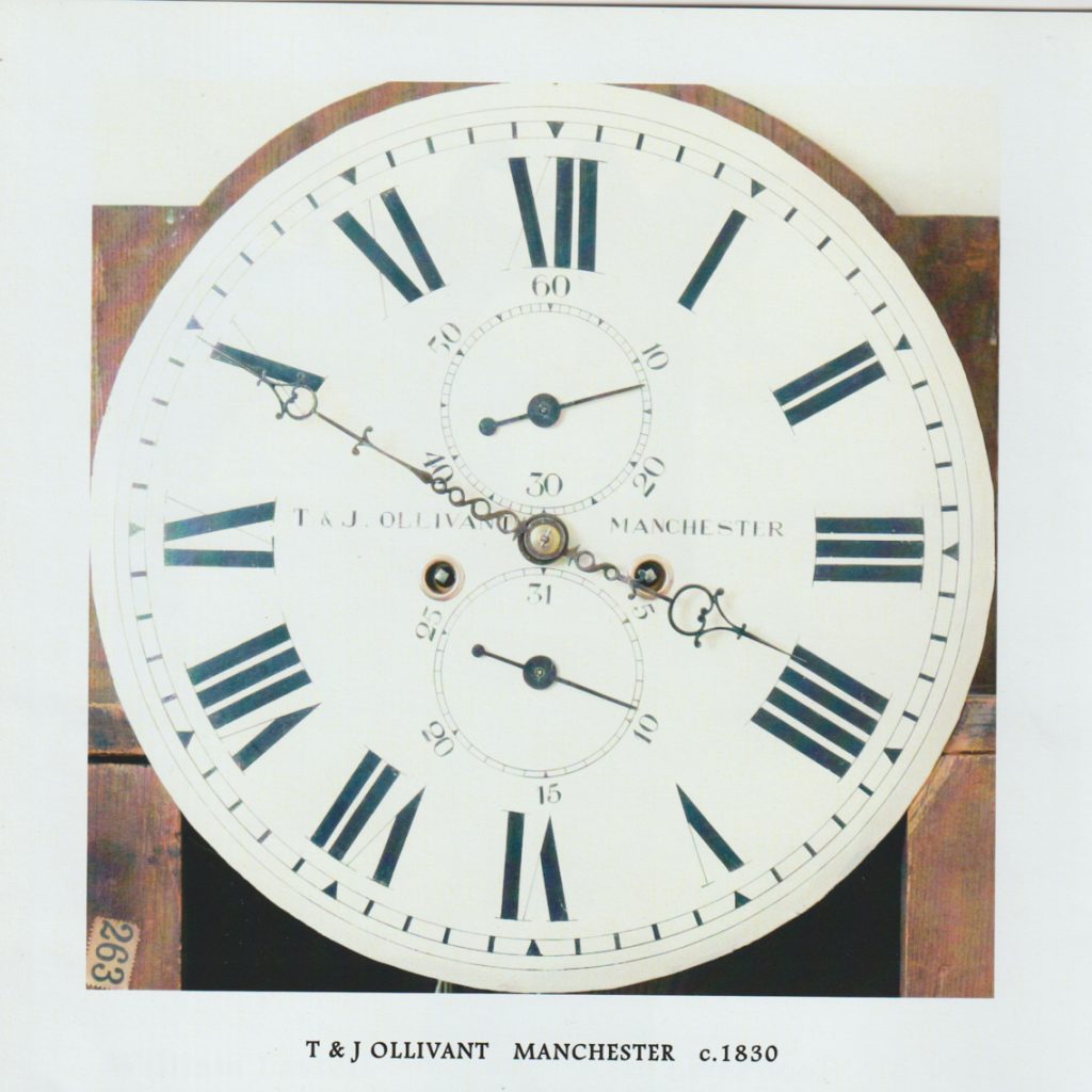 19th Century Grandfather Clock by T & J Ollivant of Manchester Newark